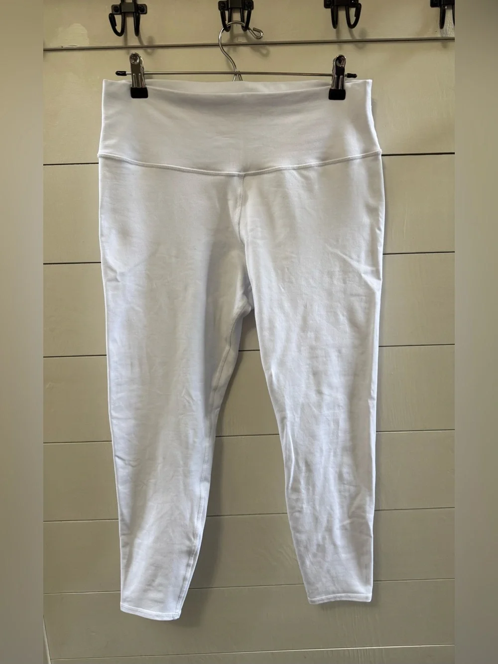 Alo Yoga Airbrush 7/8 High-Waist Leggings White Women's Size XL